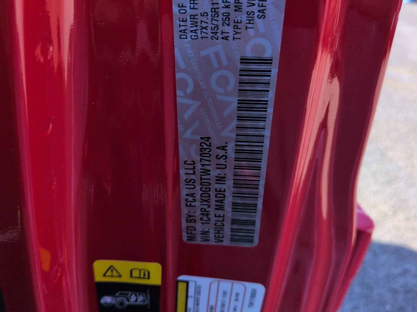 2026 Jeep Wrangler WRANGLER 4-DOOR SPORT