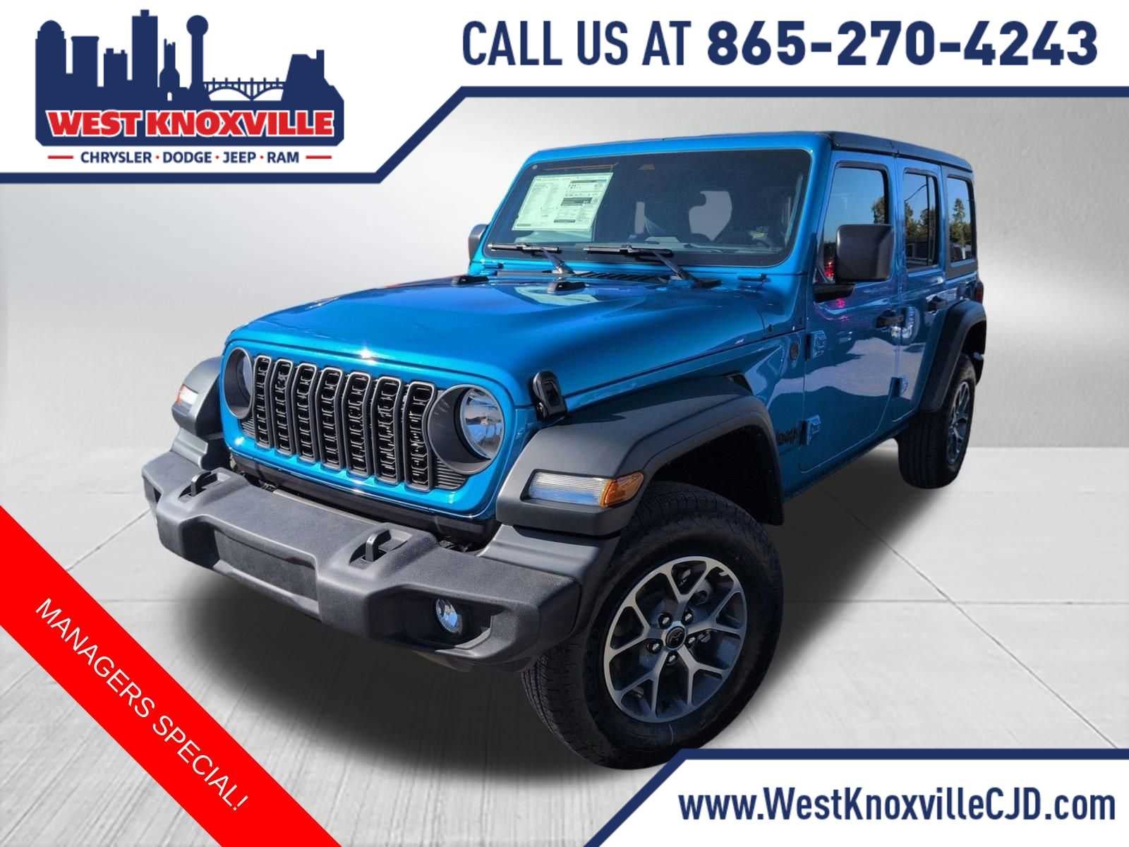 2026 Jeep Wrangler WRANGLER 4-DOOR SPORT S