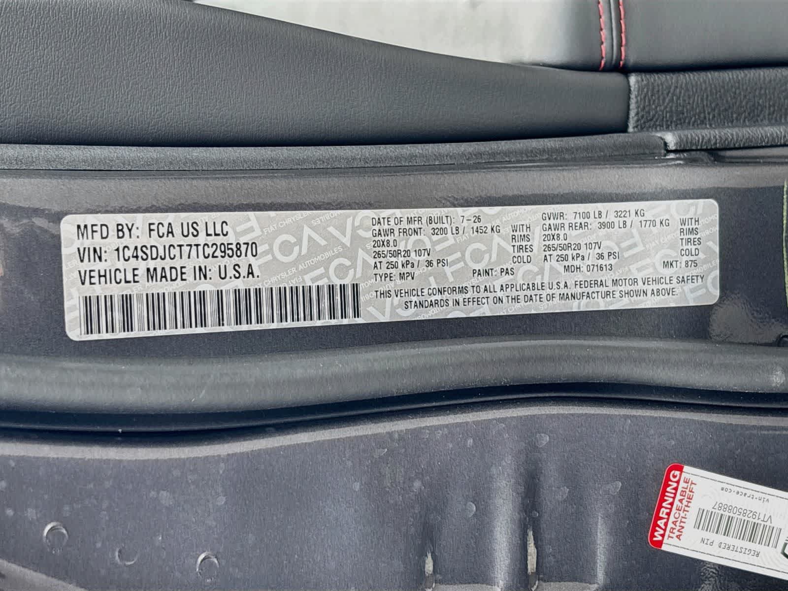 2026 Dodge Durango DURANGO GT PLUS AWD HEMI V8