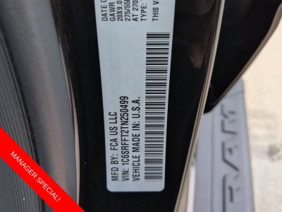 2026 RAM 1500 RAM 1500 BIG HORN CREW CAB 4X4 5'7' BOX