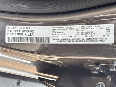 2027 RAM 1500 RAM 1500 REBEL CREW CAB 4X4 5'7' BOX