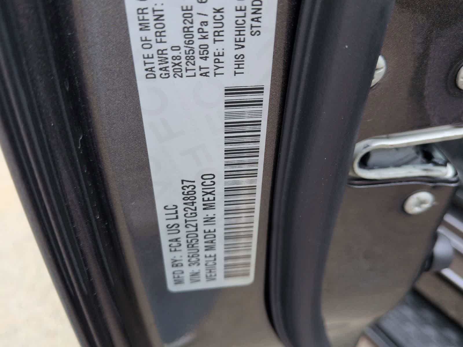 2026 RAM 2500 RAM 2500 BIG HORN CREW CAB 4X4 6'4' BOX