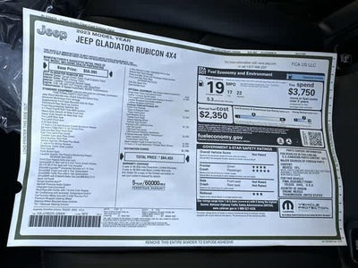 2023 Jeep Gladiator Rubicon