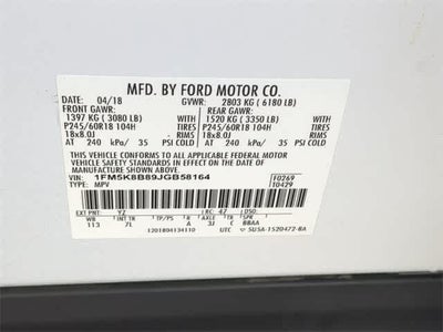 2018 Ford Explorer Base