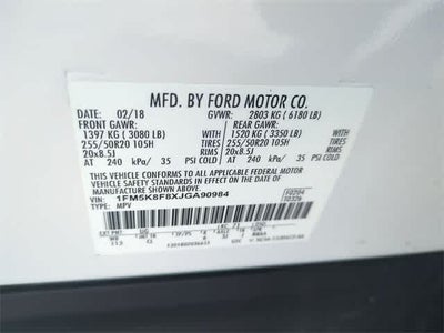 2018 Ford Explorer Limited