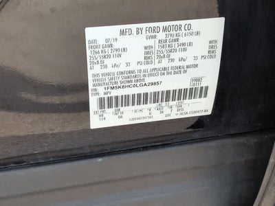 2020 Ford Explorer Platinum