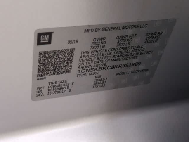 2019 Chevrolet Tahoe LT