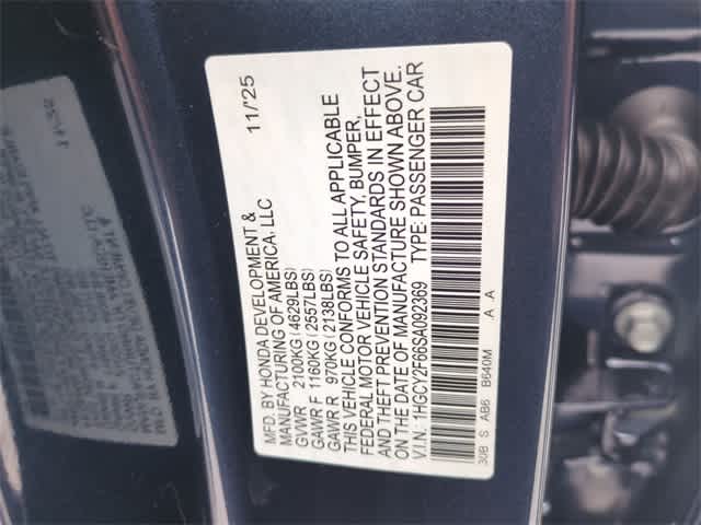 2025 Honda Accord Hybrid EX-L