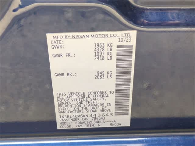 2024 Nissan Altima 2.5 SR