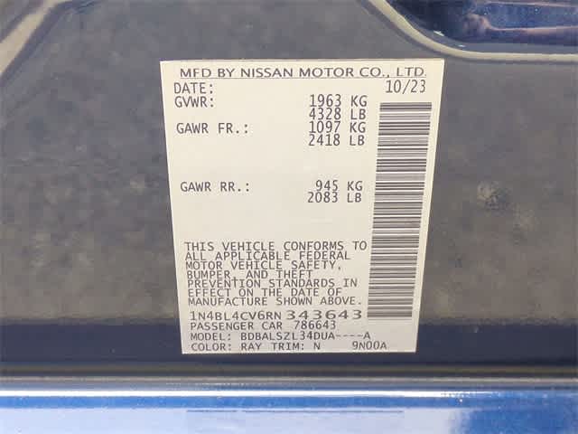 2024 Nissan Altima 2.5 SR