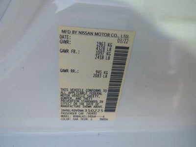 2022 Nissan Altima 2.5 SV