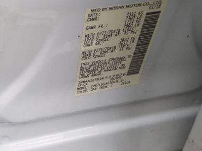 2018 Nissan Titan PRO-4X