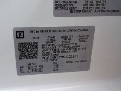 2025 Chevrolet Silverado 2500HD LTZ