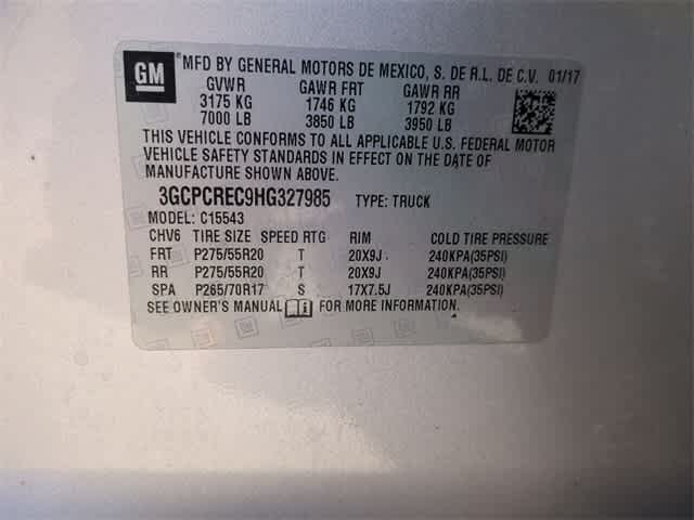 2017 Chevrolet Silverado 1500 LT