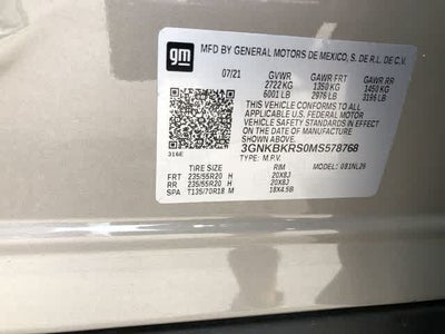2021 Chevrolet Blazer RS