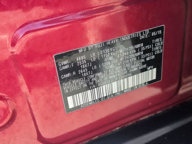 2015 Subaru Outback 2.5i Limited