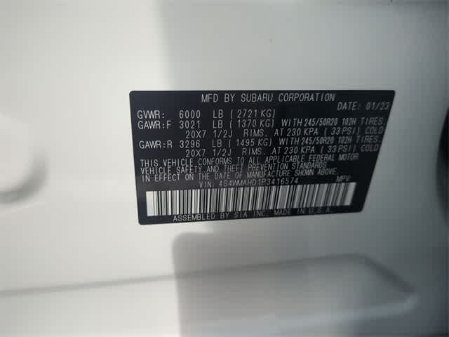 2023 Subaru Ascent Onyx Edition