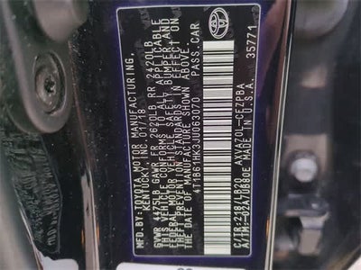 2018 Toyota Camry XSE