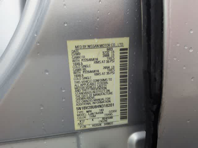 2004 Nissan Quest SL