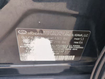 2014 Hyundai Sonata GLS