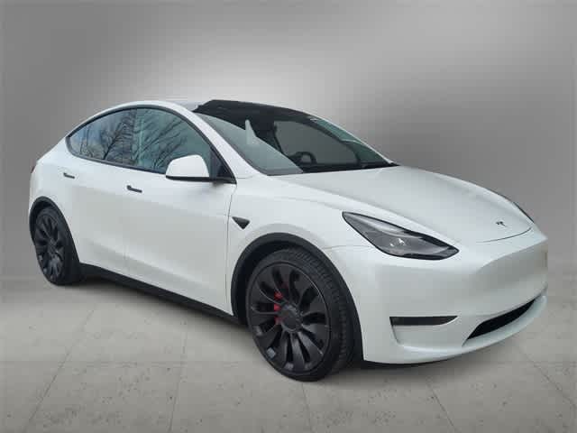 Used 2021 Tesla Model Y Performance with VIN 5YJYGDEF4MF258838 for sale in Lexington, KY