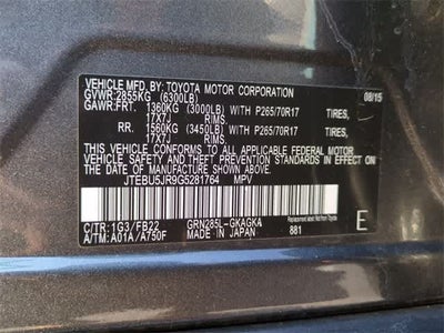 2016 Toyota 4Runner SR5