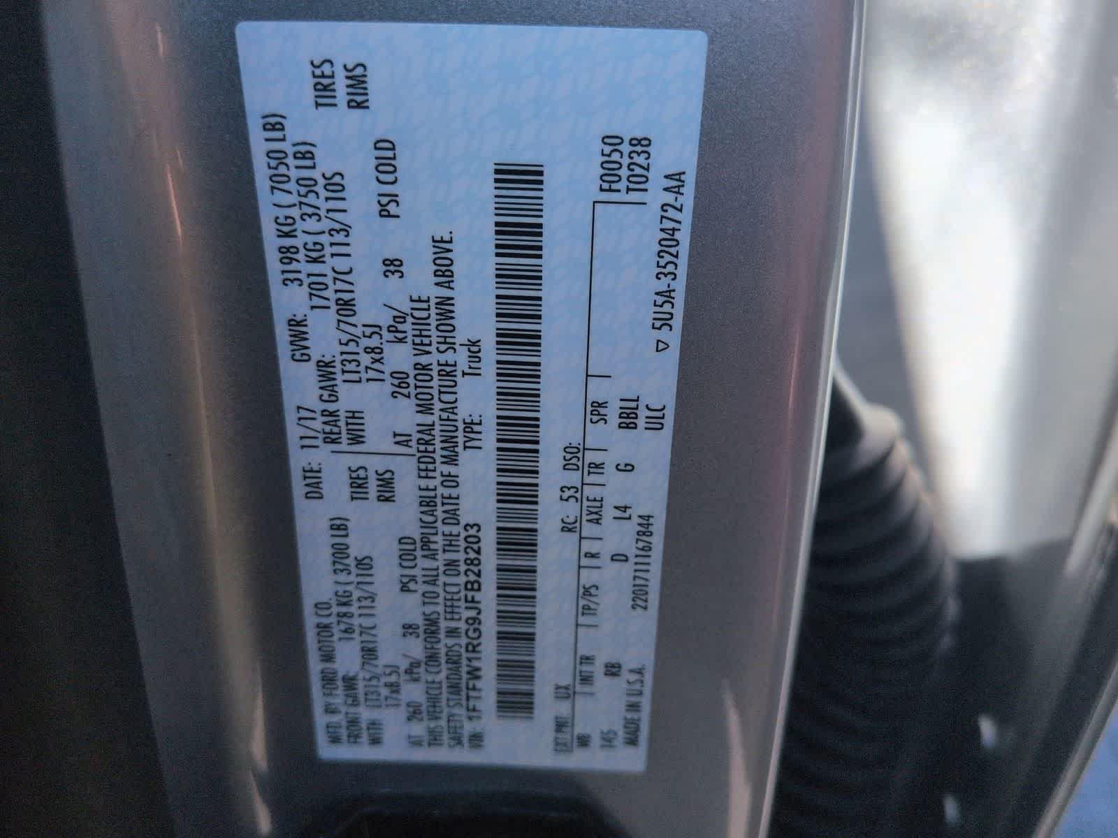 2018 Ford F-150 Raptor