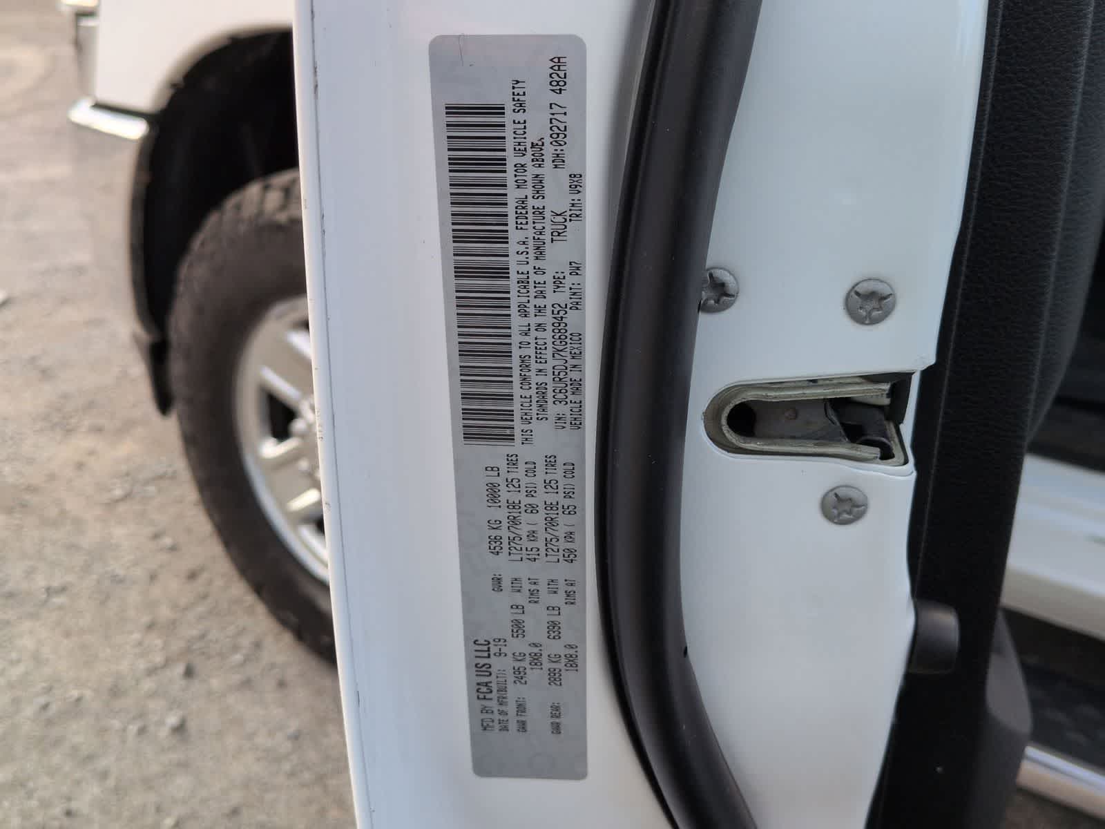 2019 RAM 2500 Big Horn