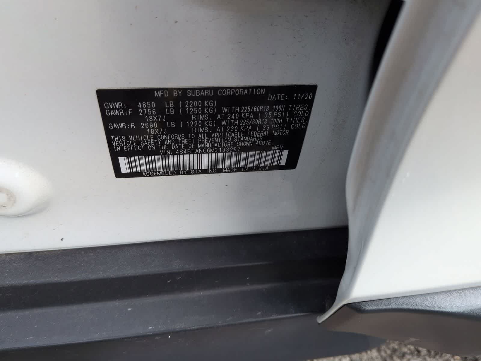 2021 Subaru Outback Limited