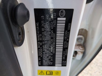 2019 Lexus ES ES 350