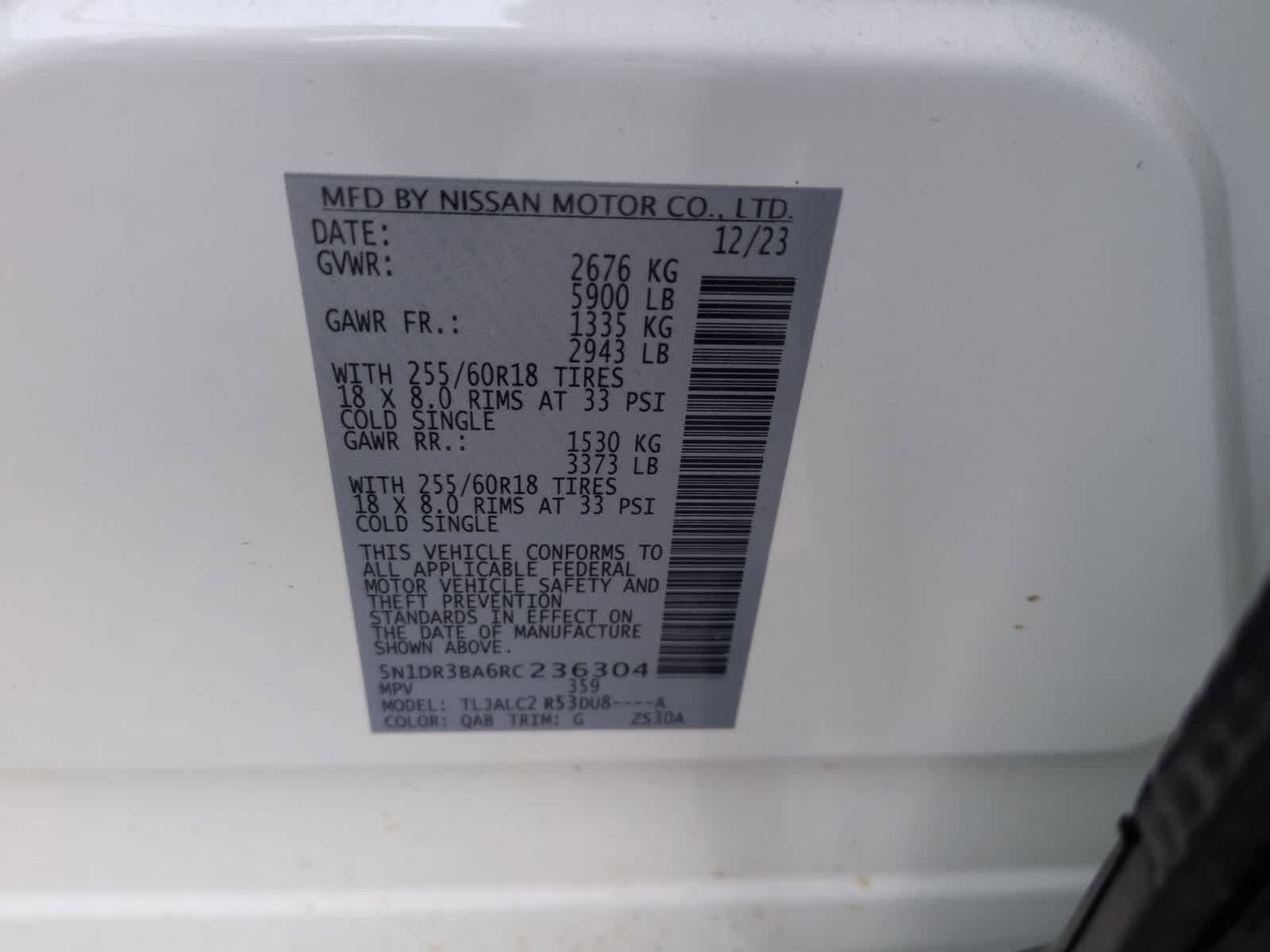 2024 Nissan Pathfinder SV