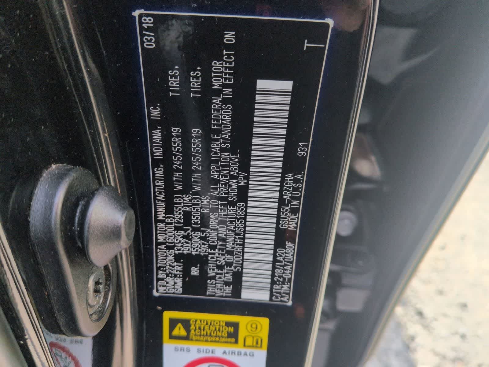 2018 Toyota Highlander Limited