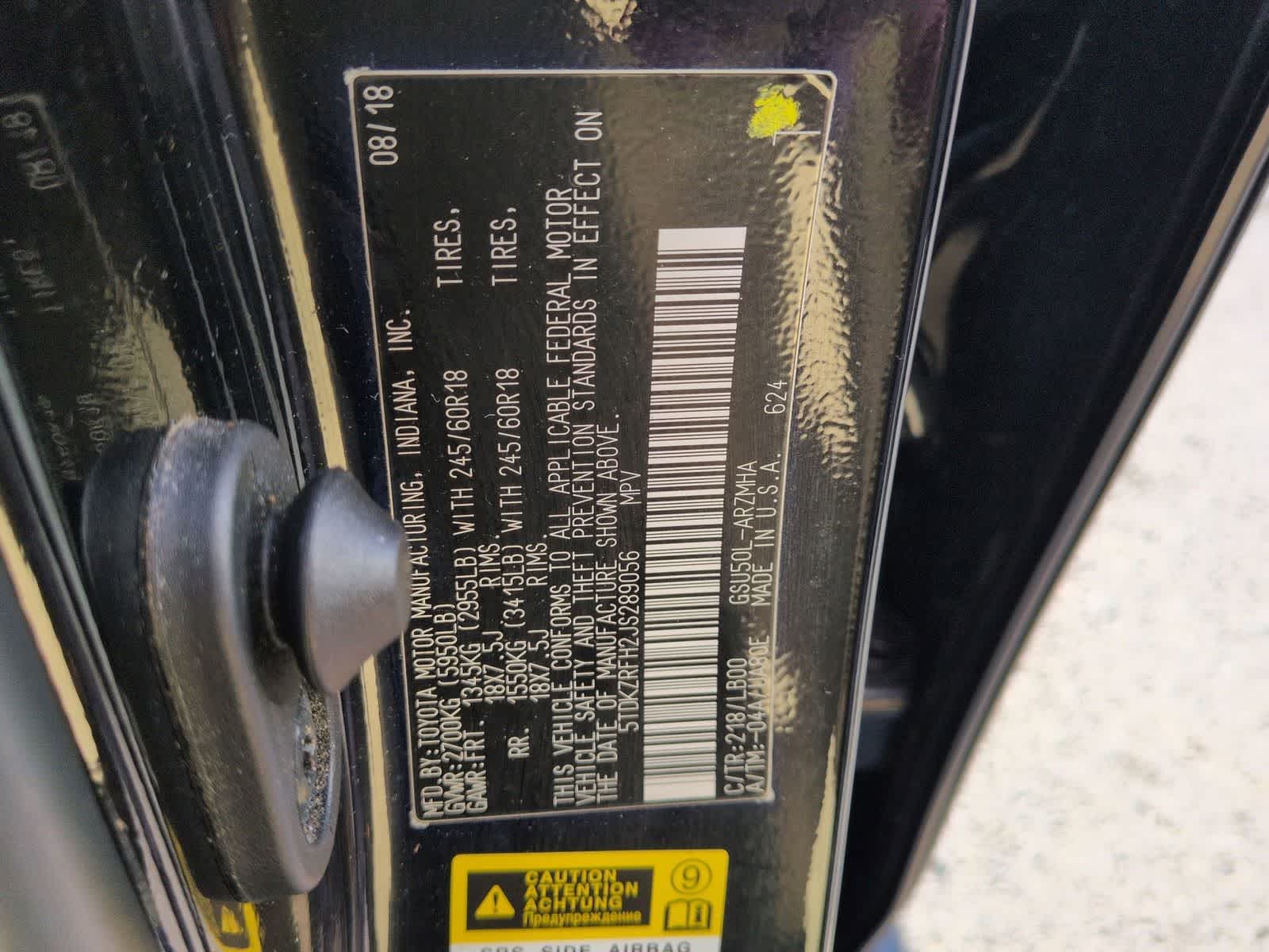 2018 Toyota Highlander XLE