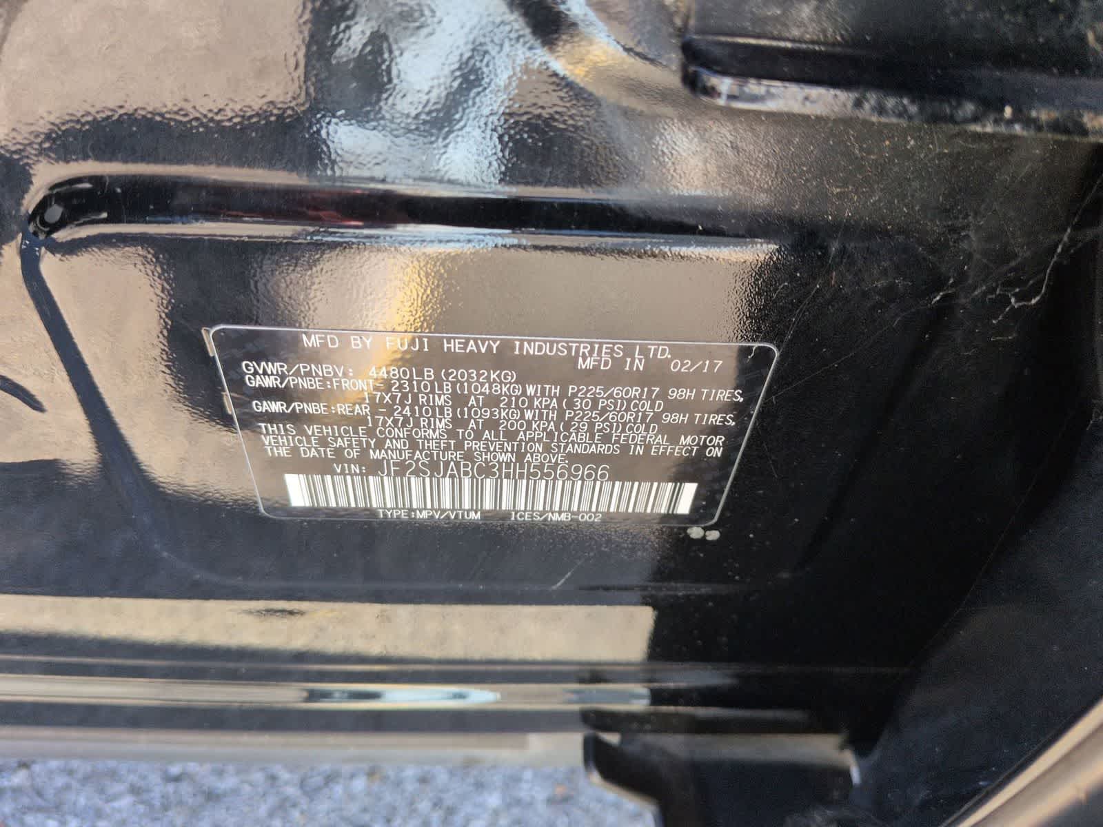 2017 Subaru Forester 2.5i